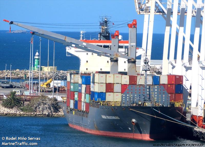 jt glory (Container Ship) - IMO 9357858, MMSI 563125500, Call Sign 9V7046 under the flag of Singapore