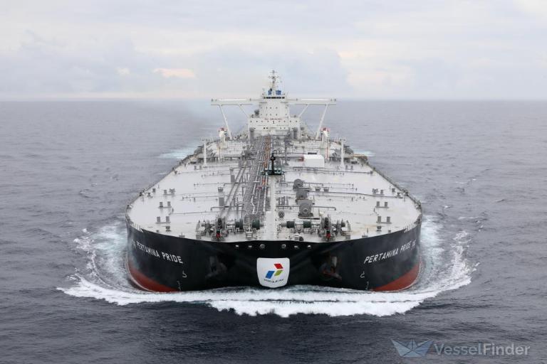 pertamina pride (Crude Oil Tanker) - IMO 9888493, MMSI 563125900, Call Sign 9V5818 under the flag of Singapore
