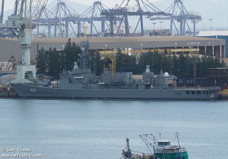 rtn 422 (Military ops) - IMO , MMSI 567015500, Call Sign HSME under the flag of Thailand
