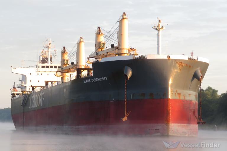 alwine oldendorff (Bulk Carrier) - IMO 9692698, MMSI 636020283, Call Sign D5YN3 under the flag of Liberia