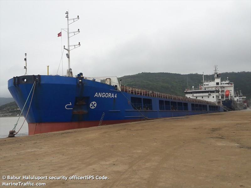 angora 4 (General Cargo Ship) - IMO 9356969, MMSI 636020314, Call Sign D5YQ8 under the flag of Liberia
