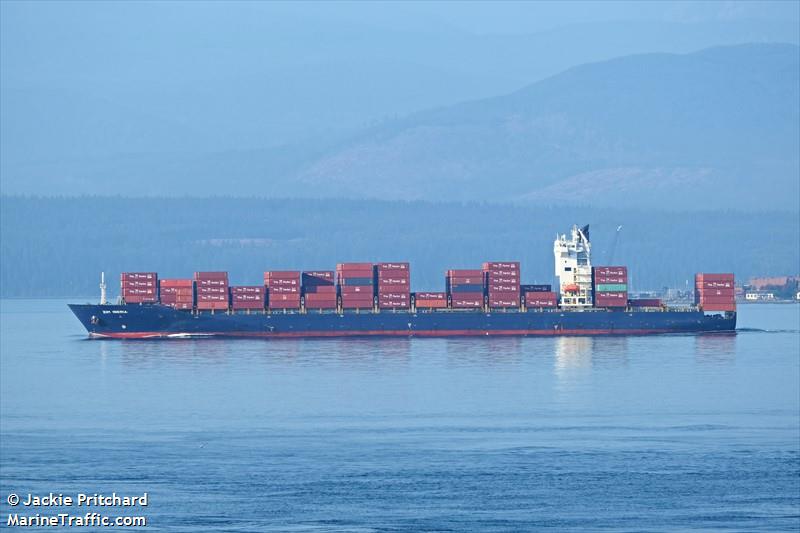 als juno (Container Ship) - IMO 9431719, MMSI 636020648, Call Sign 5LAA5 under the flag of Liberia