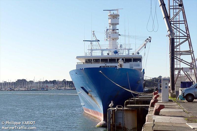 manapany (Fishing Vessel) - IMO 9476238, MMSI 660004300, Call Sign FLSZ under the flag of Reunion