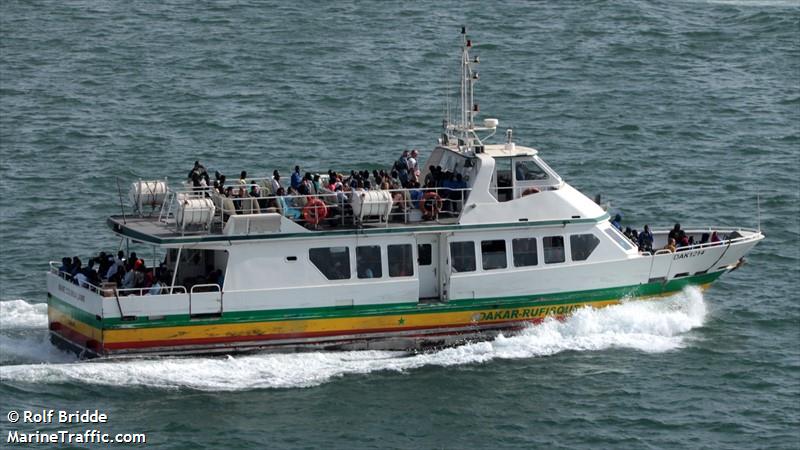 mame coumba lamb (Passenger ship) - IMO , MMSI 663098000, Call Sign 6WKR under the flag of Senegal