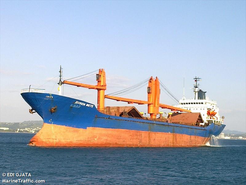 rusen mete (General Cargo Ship) - IMO 8516835, MMSI 667001312, Call Sign 9LU2115 under the flag of Sierra Leone