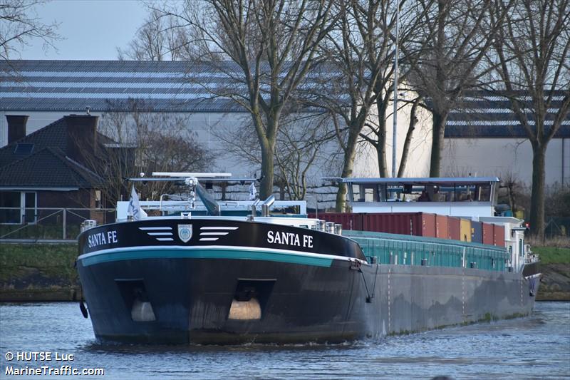 santa fe (Unknown) - IMO , MMSI 205252790, Call Sign OT2527 under the flag of Belgium