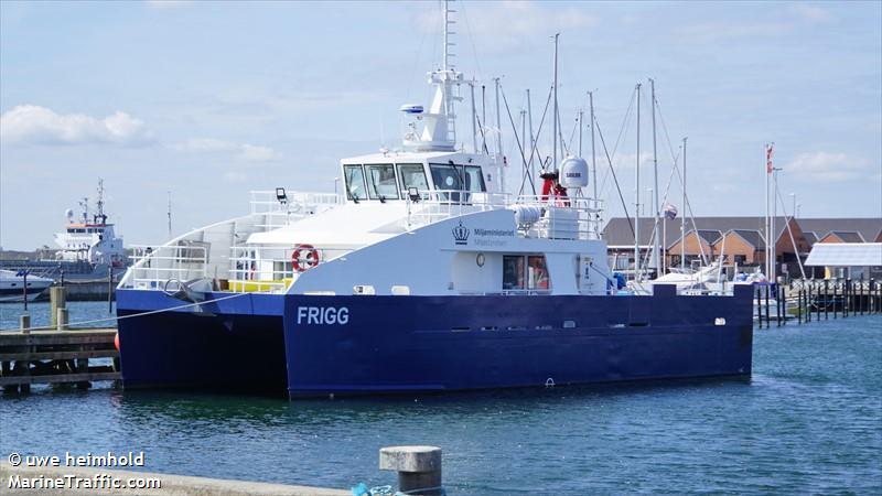 frigg (Work/Repair Vessel) - IMO 9638305, MMSI 220068000, Call Sign OWUV under the flag of Denmark