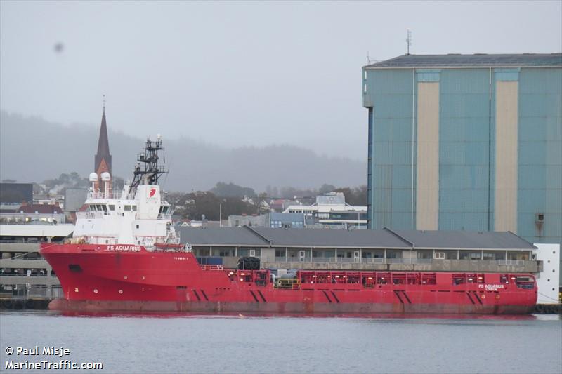 fs aquarius (Offshore Tug/Supply Ship) - IMO 9557666, MMSI 232025974, Call Sign MGQQ4 under the flag of United Kingdom (UK)