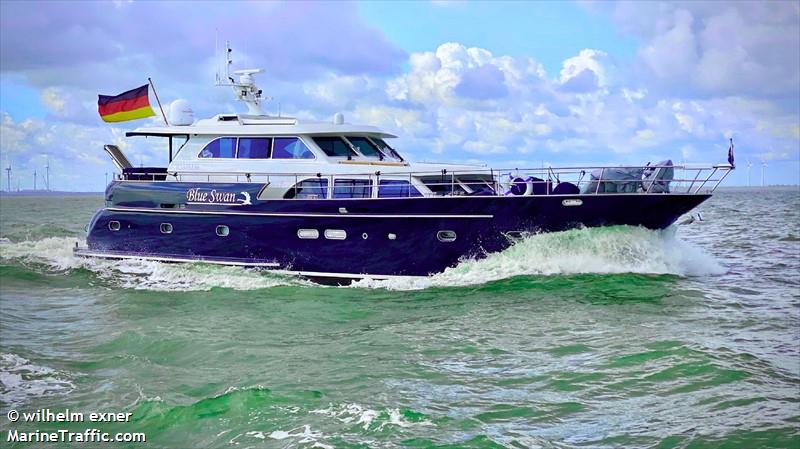 blue swan (Pleasure craft) - IMO , MMSI 244130485, Call Sign PE2550 under the flag of Netherlands