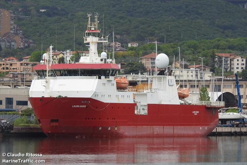 laura bassi (Research Vessel) - IMO 9114256, MMSI 247405400, Call Sign IBDS under the flag of Italy