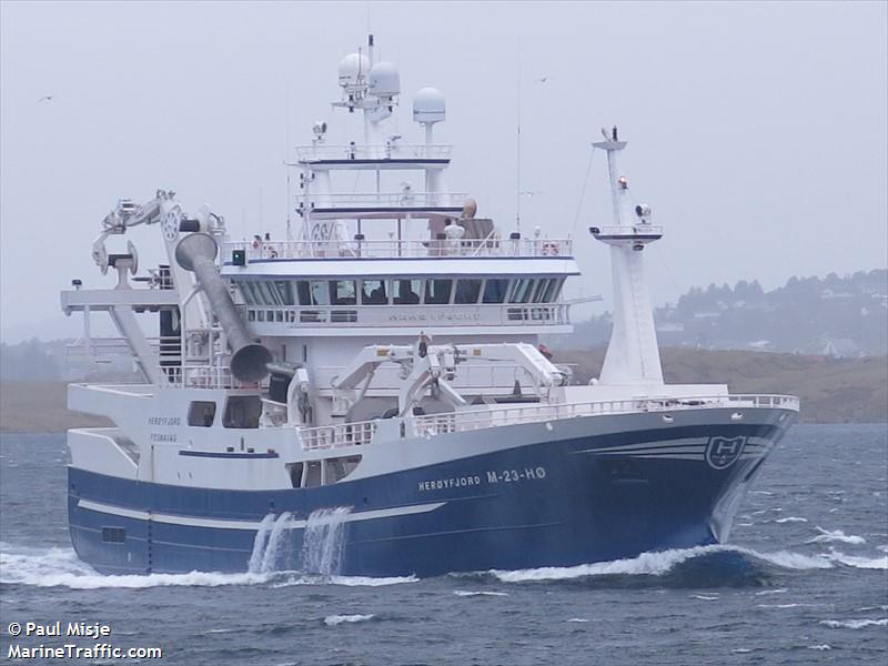 heroyfjord (Fishing Vessel) - IMO 9674440, MMSI 258003460, Call Sign LGSJ under the flag of Norway