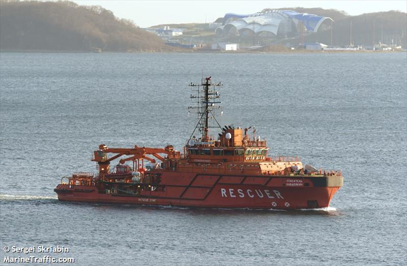 spasatel kavdejkin (Salvage Ship) - IMO 9593933, MMSI 273351190, Call Sign UCNA under the flag of Russia