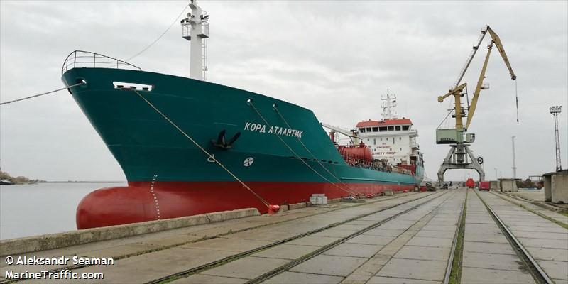 kord atlantic (Chemical/Oil Products Tanker) - IMO 9299161, MMSI 273454890, Call Sign UBYS9 under the flag of Russia