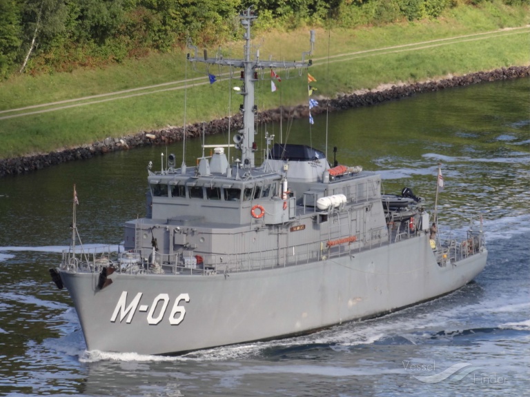 lva warship m-06 (Military ops) - IMO , MMSI 275346000, Call Sign YLNX under the flag of Latvia
