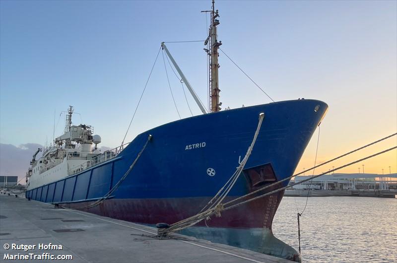 astrid (Fishing Vessel) - IMO 8404501, MMSI 312997000, Call Sign V3ZY3 under the flag of Belize