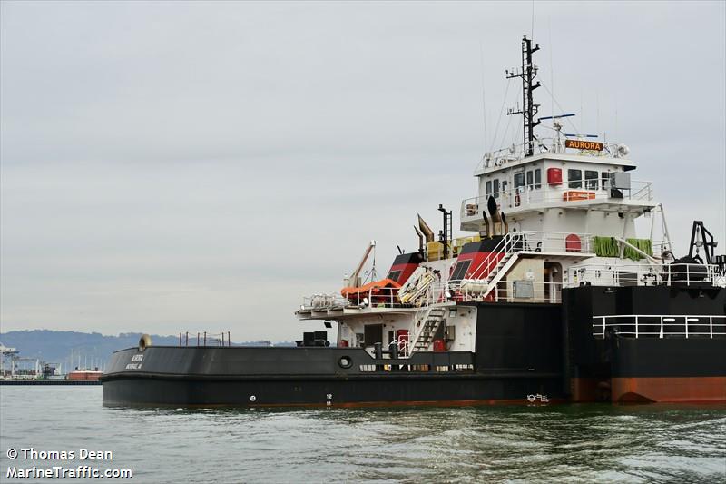 aurora (Pusher Tug) - IMO 9920966, MMSI 338066000, Call Sign WDL8377 under the flag of USA