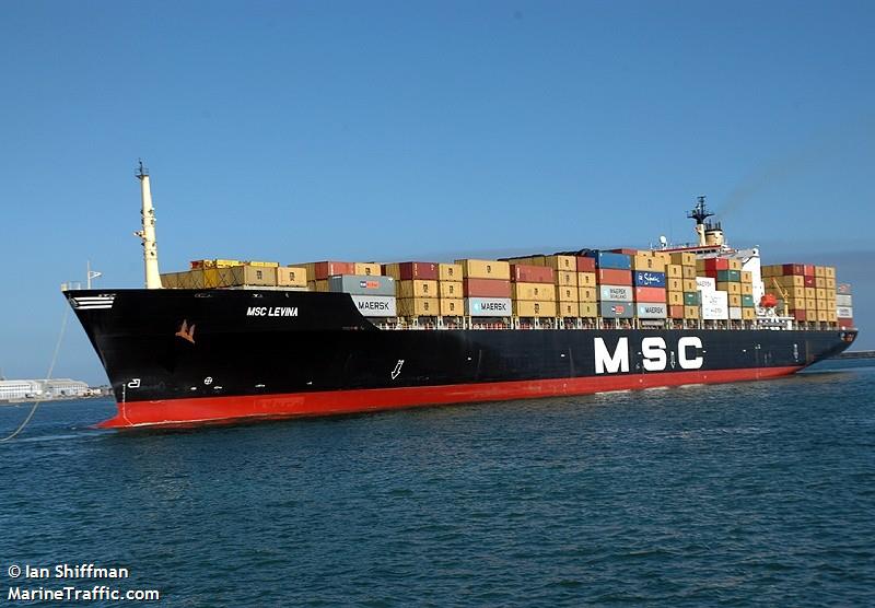 msc levina (Container Ship) - IMO 8608200, MMSI 355609000, Call Sign 3FJR8 under the flag of Panama