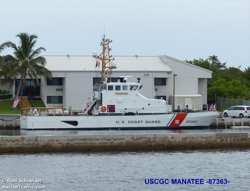 cg manatee (Law enforcment) - IMO , MMSI 366999638, Call Sign NDHH under the flag of United States (USA)
