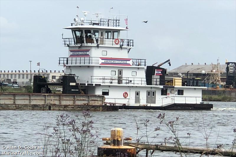 american courage (Towing vessel) - IMO , MMSI 367711830, Call Sign WDI5758 under the flag of United States (USA)