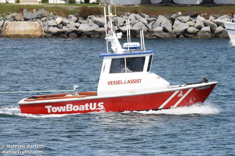 v.a.cabrillo (Towing vessel) - IMO , MMSI 368165770, Call Sign WDL8032 under the flag of United States (USA)
