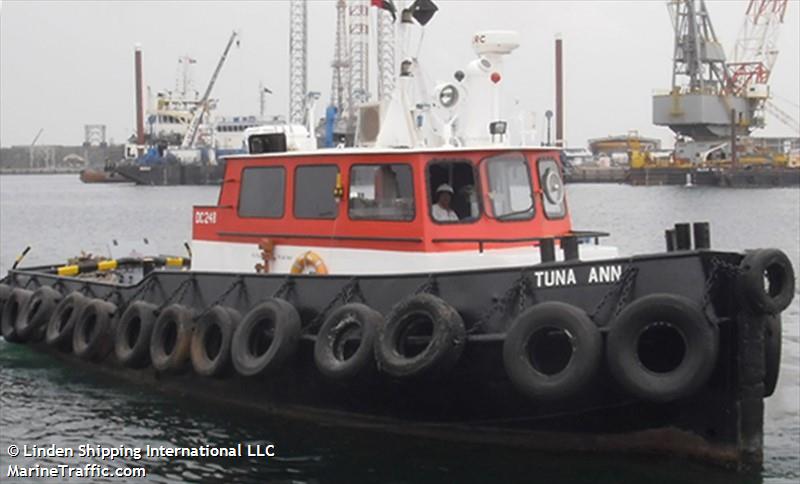 tuna ann (Tug) - IMO , MMSI 470460000, Call Sign A6E2665 under the flag of UAE