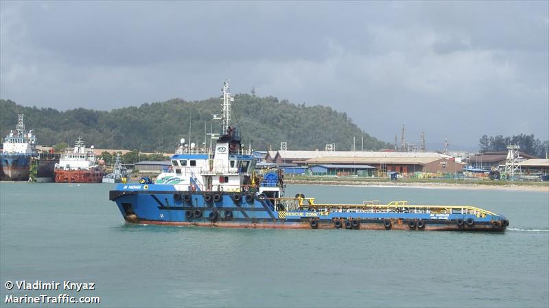 jm hadhari (Offshore Tug/Supply Ship) - IMO 9430545, MMSI 533000478, Call Sign 9MHQ3 under the flag of Malaysia
