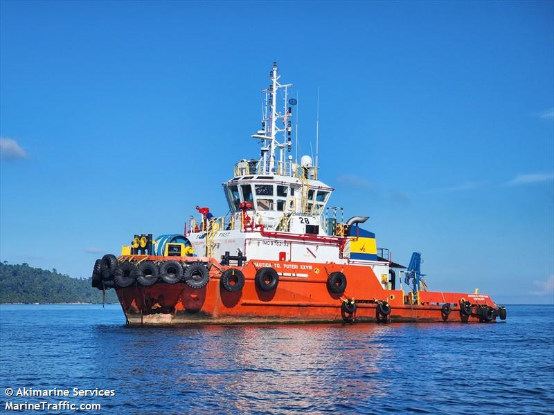 nautica tg puteri28 (Tug) - IMO 9762132, MMSI 533130499, Call Sign 9MVP8 under the flag of Malaysia