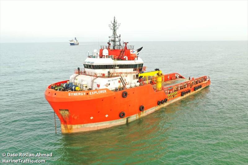 synergy explorer (Offshore Tug/Supply Ship) - IMO 9371567, MMSI 533131011, Call Sign 9MZU9 under the flag of Malaysia