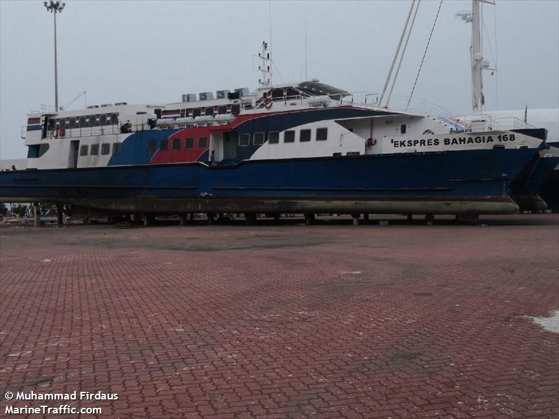 ekspres bahagia 168 (Passenger Ship) - IMO 9813905, MMSI 533170405, Call Sign 9MTU5 under the flag of Malaysia