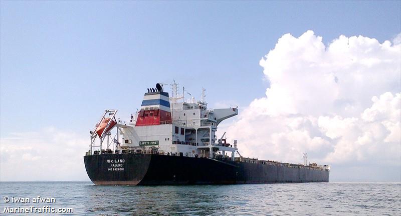 nikiland (Bulk Carrier) - IMO 9426001, MMSI 538005149, Call Sign V7BI8 under the flag of Marshall Islands