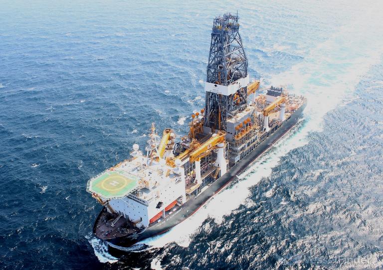 ocean blackhornet (Drilling Ship) - IMO 9618903, MMSI 538005314, Call Sign V7CS5 under the flag of Marshall Islands