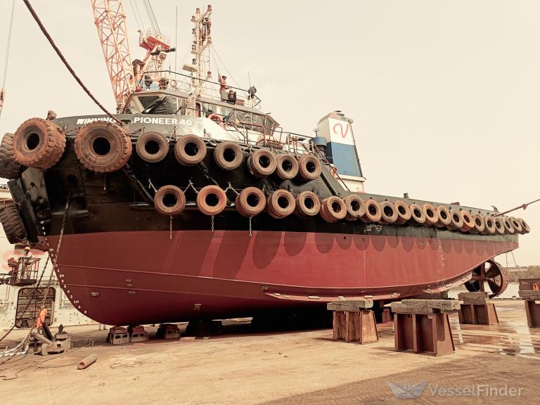 winning pioneer 40 (Towing vessel) - IMO , MMSI 538007307 under the flag of Marshall Islands