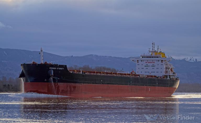 pioneer eternity (Bulk Carrier) - IMO 9880489, MMSI 538008933, Call Sign V7A2920 under the flag of Marshall Islands