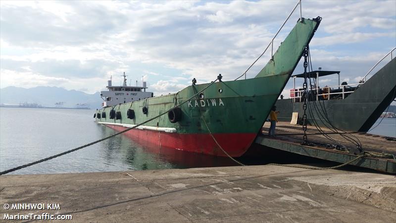 kadiwa (Cargo ship) - IMO , MMSI 548219500, Call Sign DUSJ under the flag of Philippines
