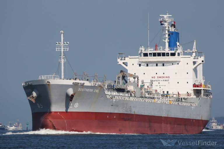 southern owl (Chemical/Oil Products Tanker) - IMO 9773143, MMSI 563127200, Call Sign 9V3694 under the flag of Singapore