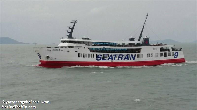 seatran ferry9 (Ro-Ro Cargo Ship) - IMO 9100657, MMSI 567000422, Call Sign HSB4824 under the flag of Thailand