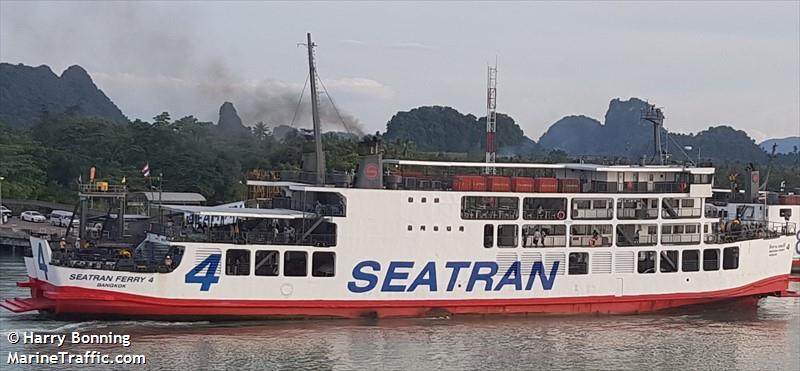 seatran ferry4 (Passenger/Ro-Ro Cargo Ship) - IMO 8216813, MMSI 567111004, Call Sign HSB2971 under the flag of Thailand