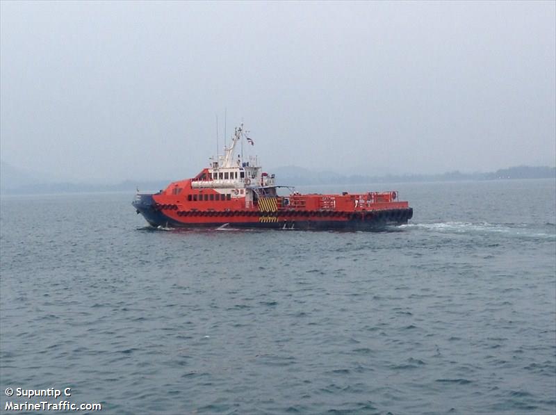 uniexpress 15 (Offshore Tug/Supply Ship) - IMO 9554377, MMSI 567367000, Call Sign HSB4345 under the flag of Thailand