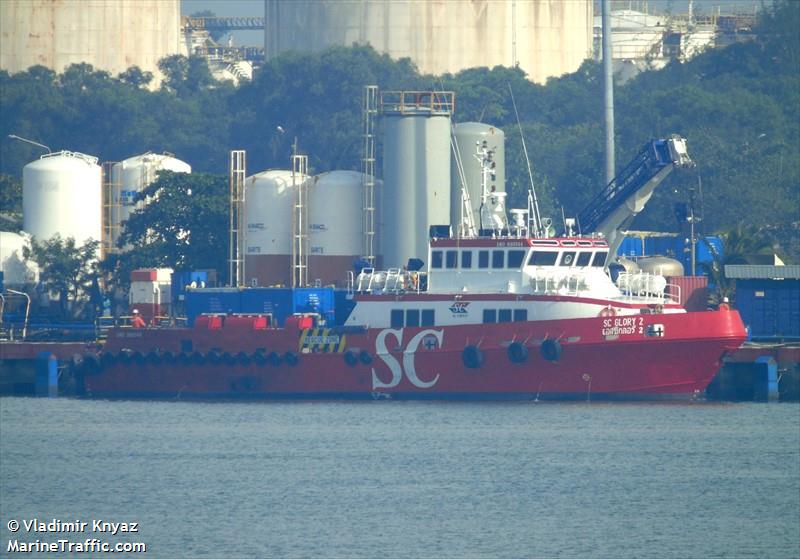 sc glory 2 (Offshore Tug/Supply Ship) - IMO 9606144, MMSI 567427000, Call Sign HSB4572 under the flag of Thailand
