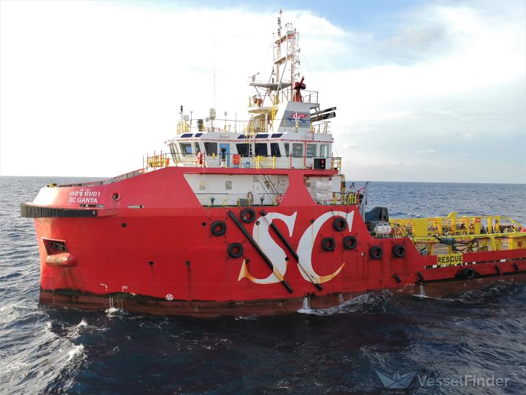 sc ganya (Offshore Tug/Supply Ship) - IMO 9720586, MMSI 567516000, Call Sign HSB5284 under the flag of Thailand
