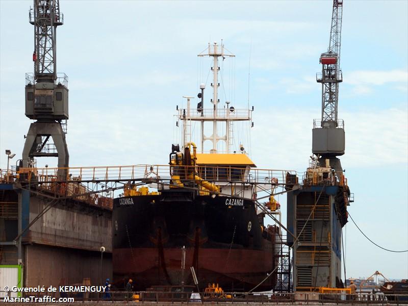 cazanga (Hopper Dredger) - IMO 9478652, MMSI 603811600, Call Sign D2V48 under the flag of Angola