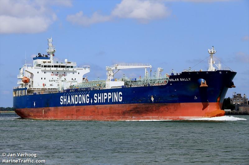 solar sally (Chemical/Oil Products Tanker) - IMO 9898498, MMSI 636019987, Call Sign D5XC8 under the flag of Liberia