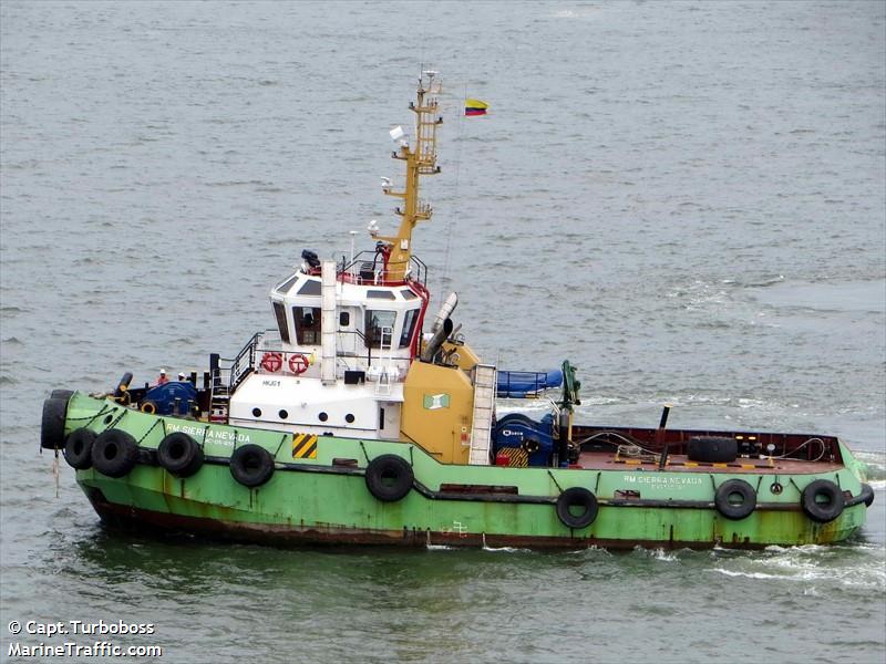 rm sierra nevada (Tug) - IMO 9675224, MMSI 730151031, Call Sign HKJG1 under the flag of Colombia