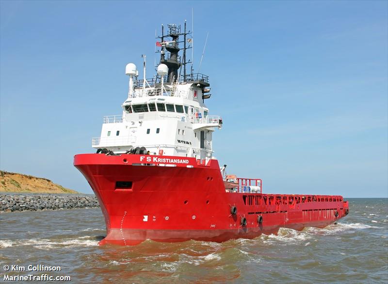 fs kristiansand (Offshore Tug/Supply Ship) - IMO 9350240, MMSI 209670000, Call Sign 5BSB5 under the flag of Cyprus