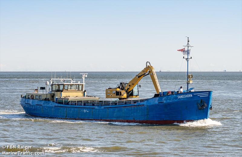 sandshoern (General Cargo Ship) - IMO 5149760, MMSI 211223310, Call Sign DCNY under the flag of Germany