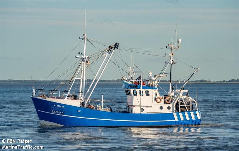 westbank (Fishing Vessel) - IMO 8860858, MMSI 211390480, Call Sign DGWV under the flag of Germany