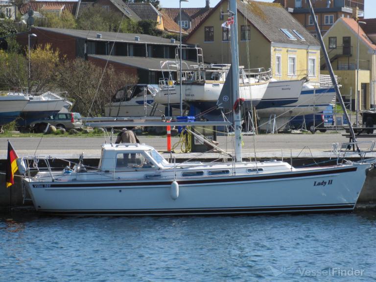 lady ii (Sailing vessel) - IMO , MMSI 211813180 under the flag of Germany