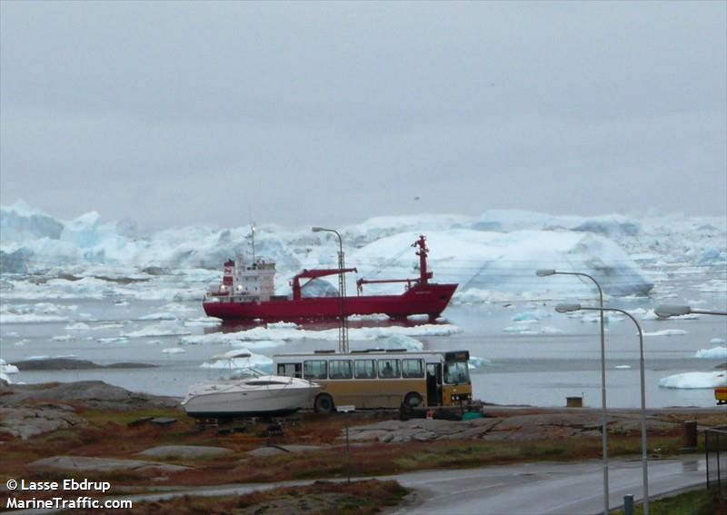 pajuttaat (General Cargo Ship) - IMO 7724540, MMSI 219706000, Call Sign OXQF2 under the flag of Denmark