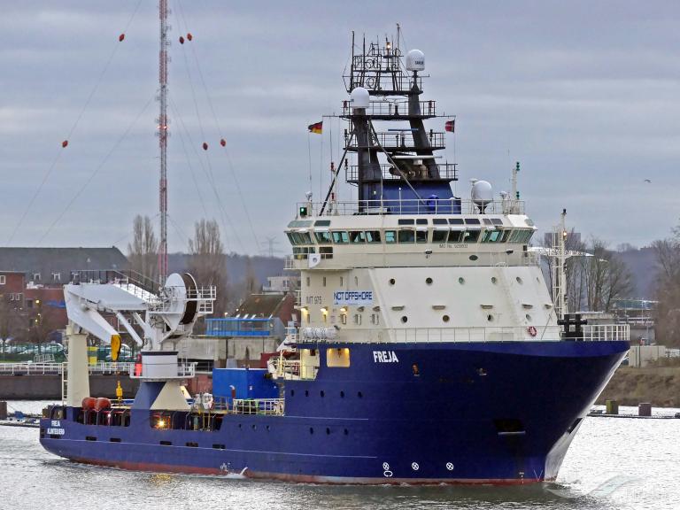 freja (Offshore Tug/Supply Ship) - IMO 9258533, MMSI 219753000, Call Sign OXGF2 under the flag of Denmark