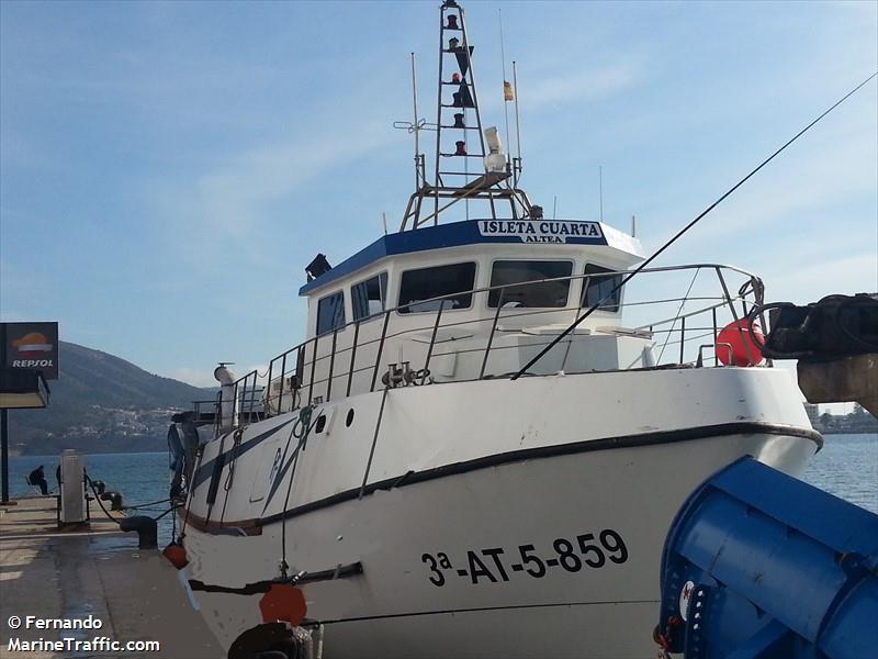 isleta cuarta (Fishing vessel) - IMO , MMSI 224143980, Call Sign EA3257 under the flag of Spain